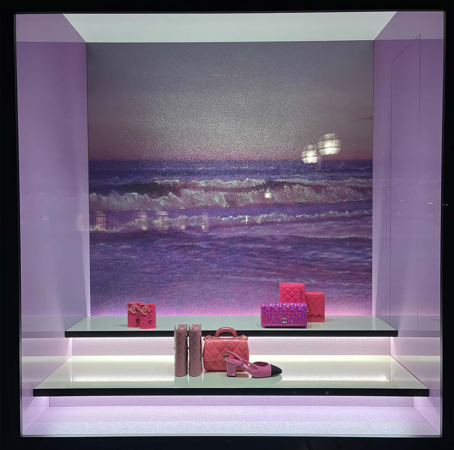 Chanel Hand Painted Window Campaign